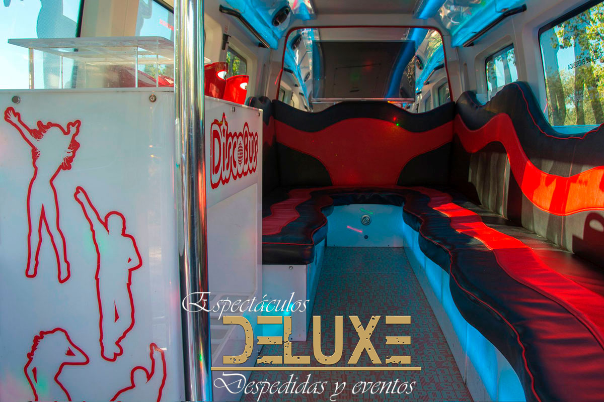 Discobus para comidas de navidad en Sevilla